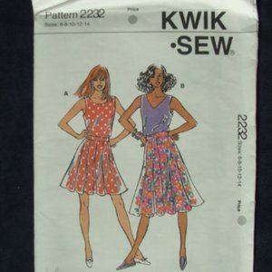 KWIK-Sew 2232 Misses' Top & Skirt UNCUT NWOT (#567)